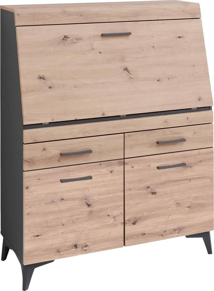 XXXLutz SEKRETÁR, 98/124/42 cm Carryhome - Obývacie zostavy - 002737027305