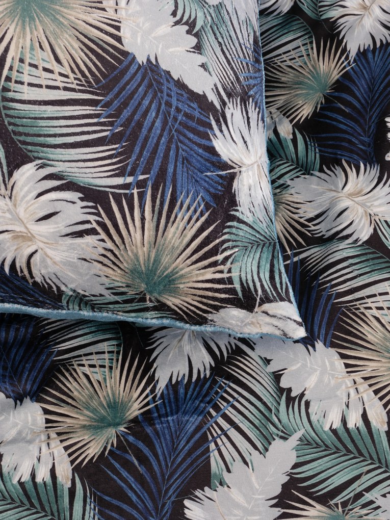 Francúzske obliečky mikroplyš Digital – Taisa zeleno/modrá