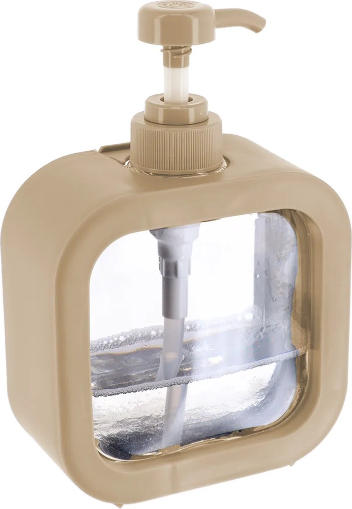 Dávkovač mydla Creamy, béžová, 500 ml