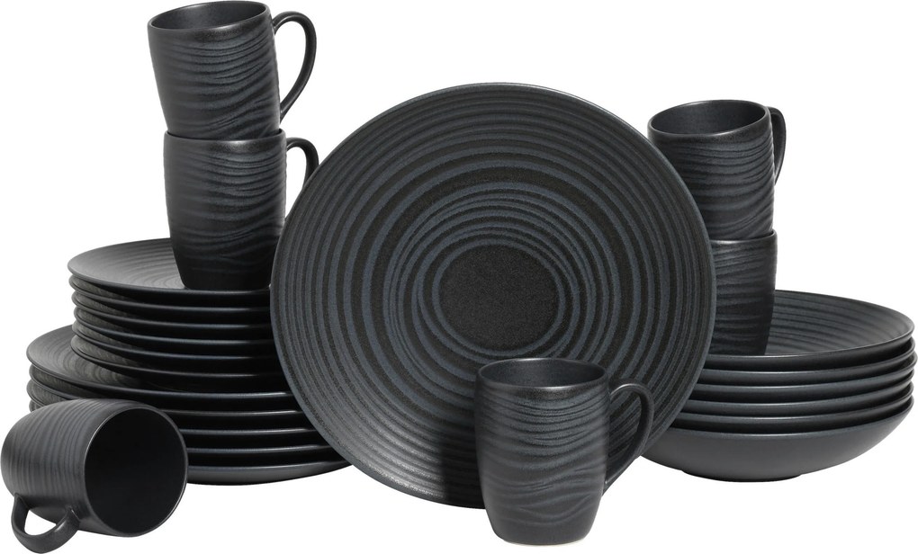 XXXLutz KOMBINOVANÝ SERVIS Lava Stone 24-dielne Creatable - Online Only bytové doplnky - 007768053401