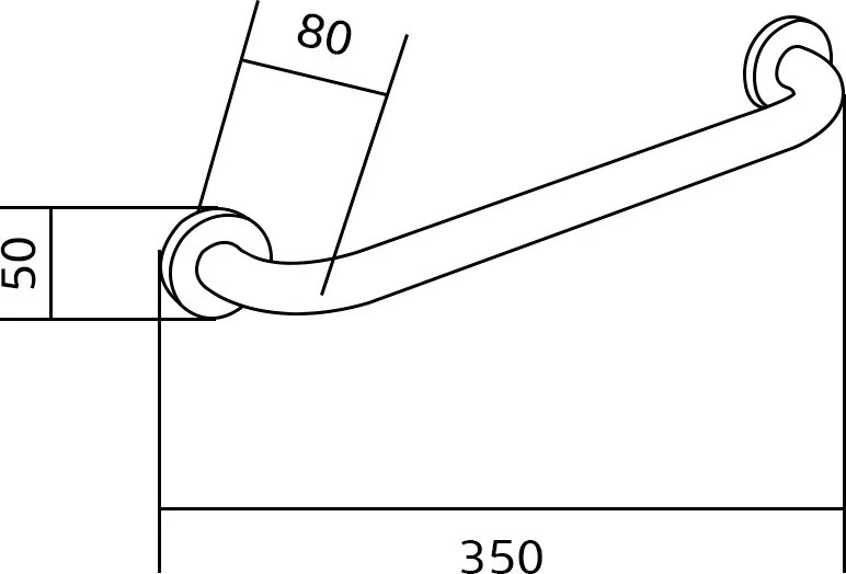 Mexen príslušenstvo, kúpeľkový držiak 30cm, chrómová, 70101630-00