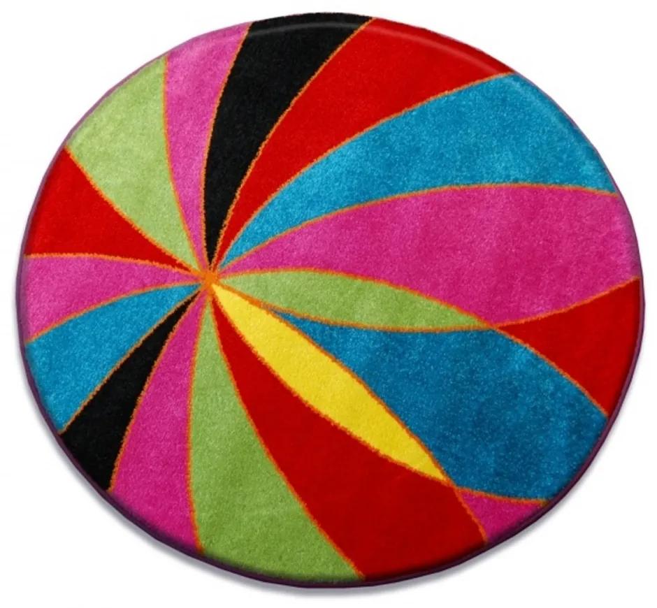 Detský kusový koberec Pat viacfarebný kruh, Velikosti 80cm