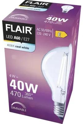LED žiarovka FLAIR A60 E27 / 4 W ( 40 W ) 470 lm 4000 K stmievateľná