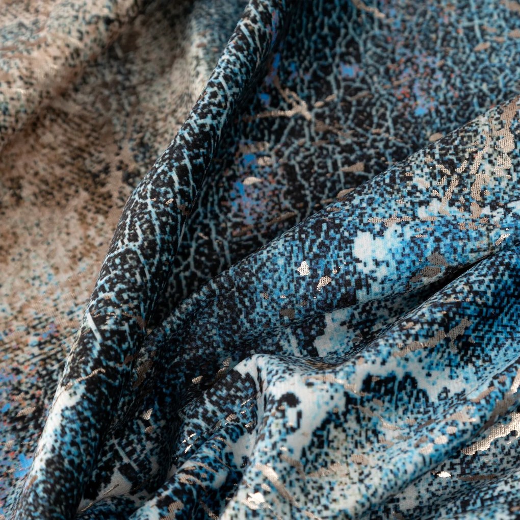 ZATEMŇOVACÍ ZÁVES NA PÁSKE ESTER 140X250 CM VZOROVANÁ