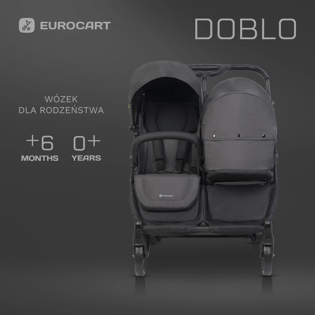 Súrodenecký kočík Euro-Cart Doblo Iron