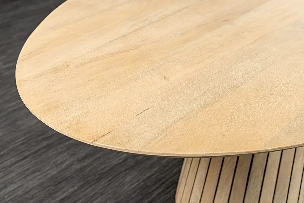 Luxusný jedálenský stôl ART DEKO 220 cm – masívne mango a akácia, oválny