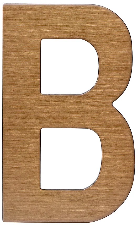Domové písmeno RICHTER RN.120L (meď matná), B, RICHTER Meď