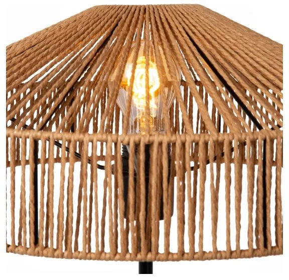 Lucide 10513/40/72 - Stolná lampa YUNKAI 1xE27/60W/230V hnedá