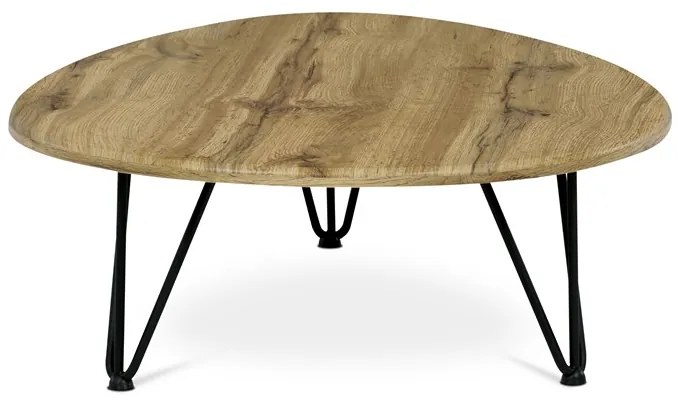 Autronic BONTEC Konferenčný stolík 94x69cm, mdf, divoký dub, AF-3013 OAK Farba: Biela