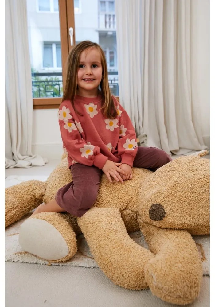 Hnedý detský puf Sleepy Bear – Lorena Canals