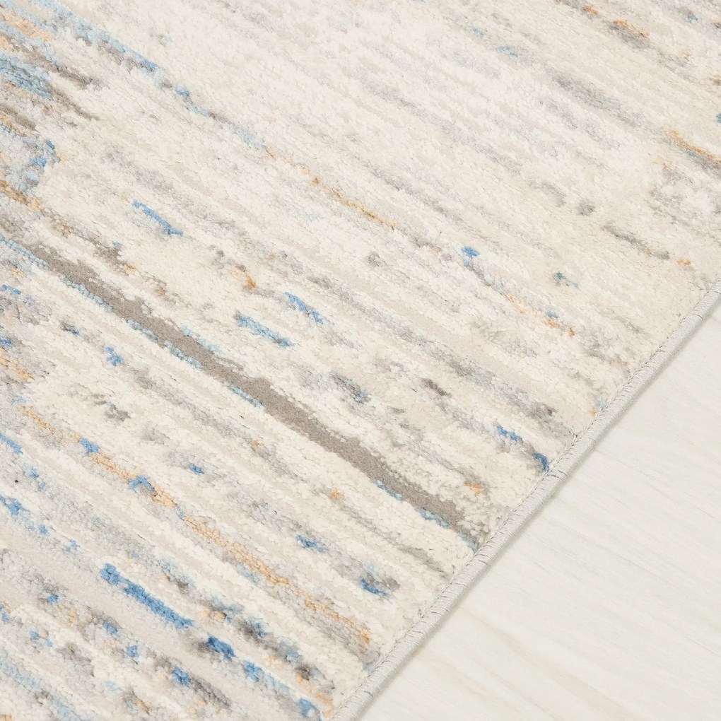 TA Koberec G501B BIELA/D_MODRÁ PORTLAND HIL Rozmer: 240x330 cm