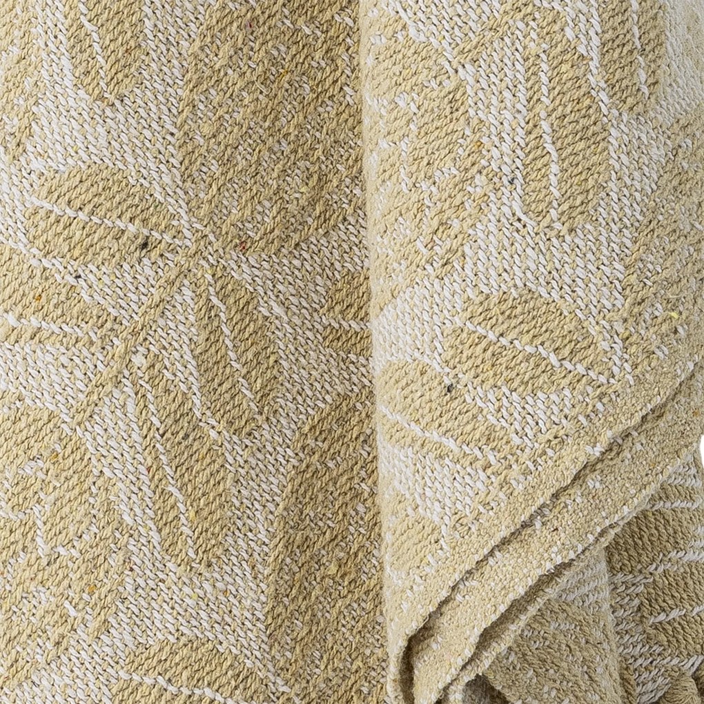 Bloomingville Prehoz z recyklovanej bavlny Pratello Yellow 130 × 160 cm