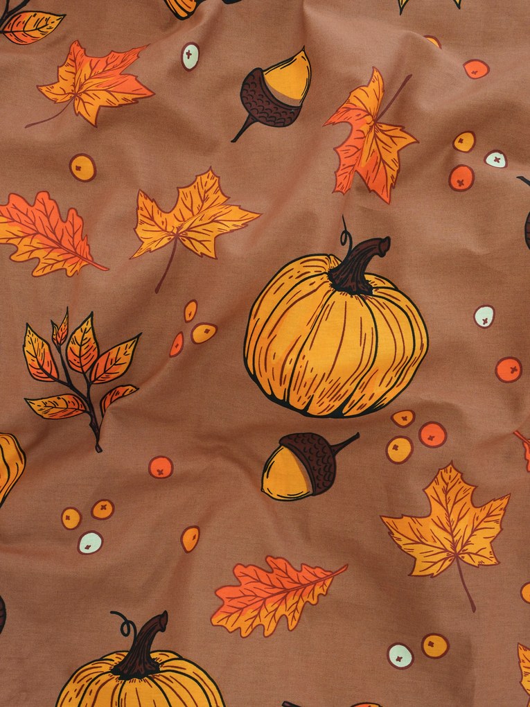 Bavlnená obliečka na vankúš Renforcé 50 × 70 cm - Tekvicové kúzlo