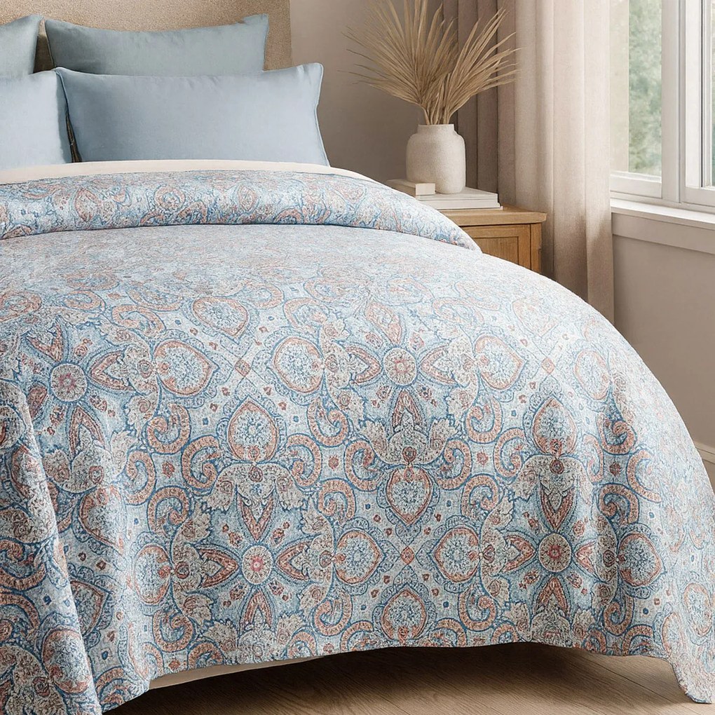 PREHOZ NA POSTEĽ HAREM 170X210 CM VZOROVANÝ