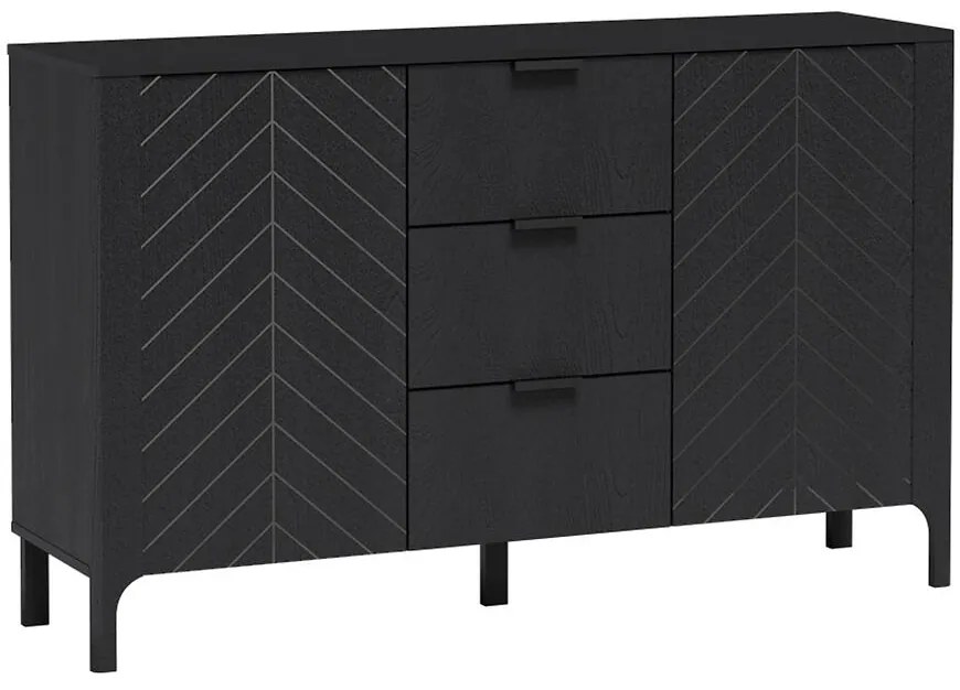 Komoda Malumi M1 čierna