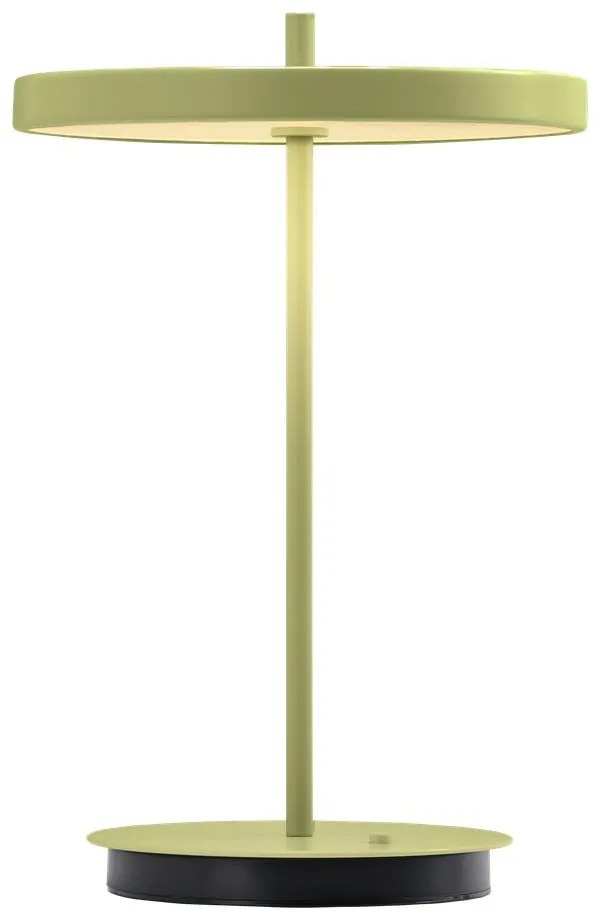 Zelená kovová LED stolová lampa s kovovým tienidlom (výška 31 cm) Asteria Move – UMAGE