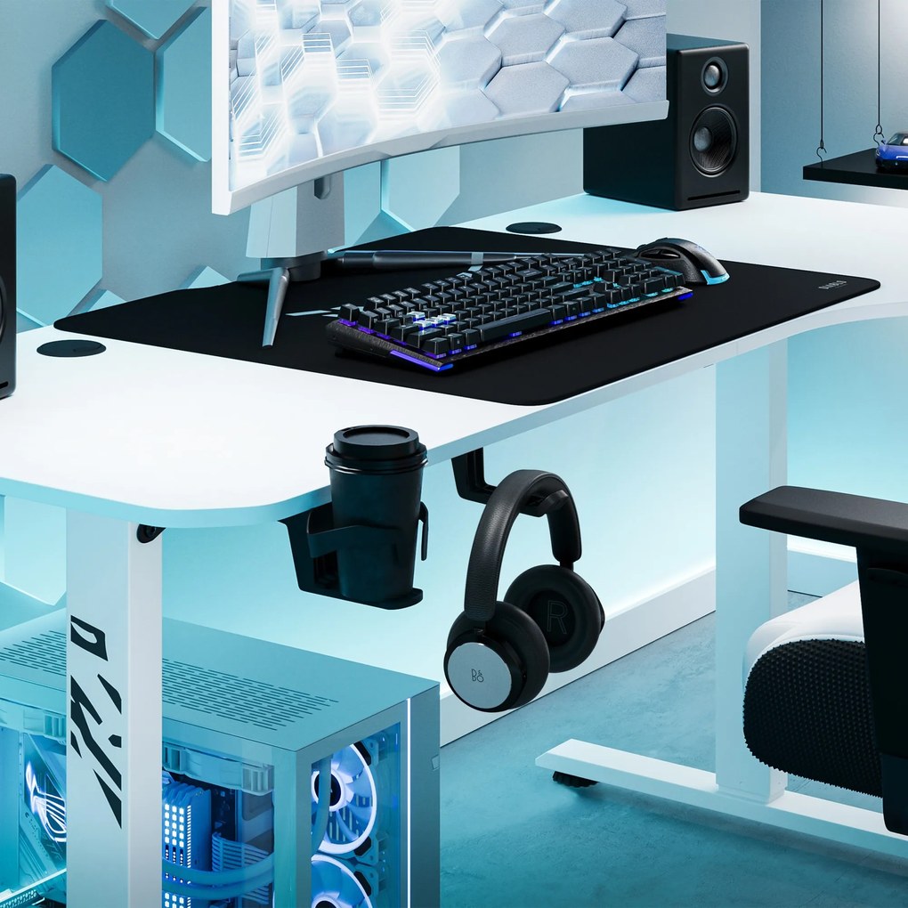 Výškovo Nastaviteľný Stôl Diablo X-Tensio 1600 Biely