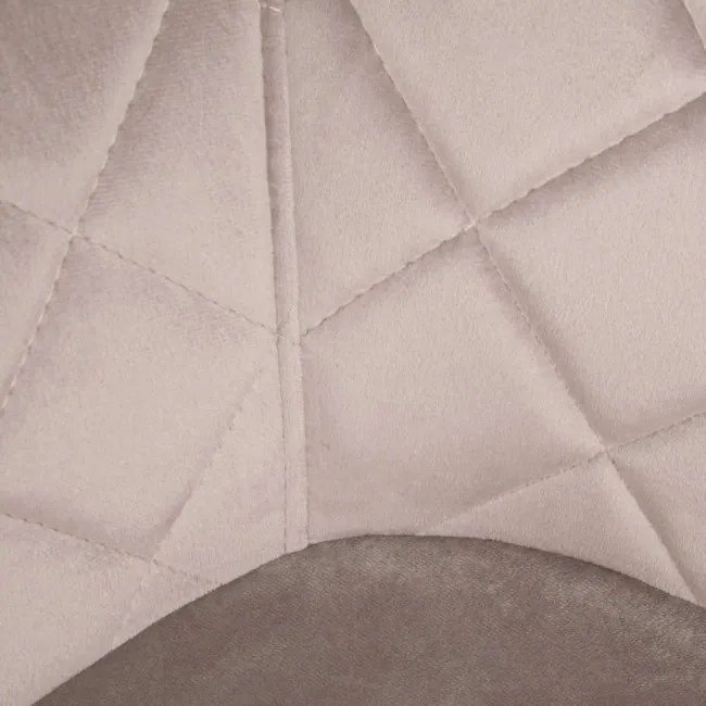 Jedálenská stolička SHELTON zamatová béžová 860510