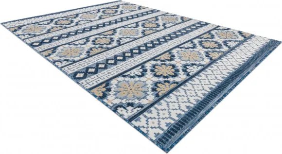 Koberec štrukturálny BOTANIC 65252 Boho - granát