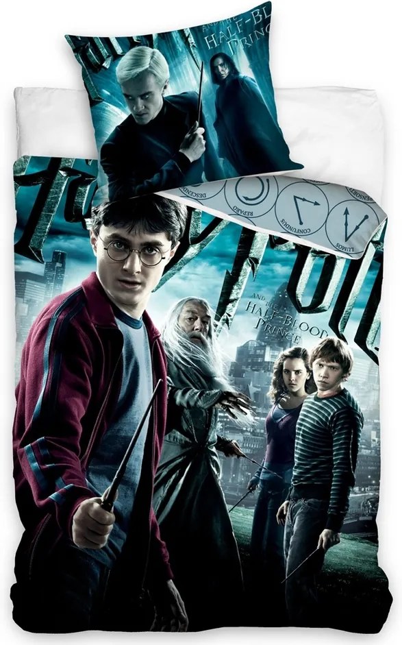 Carbotex Bavlnené obliečky Harry Potter a Princ dvojakej krvi, 140 x 200 cm, 70 x 90 cm