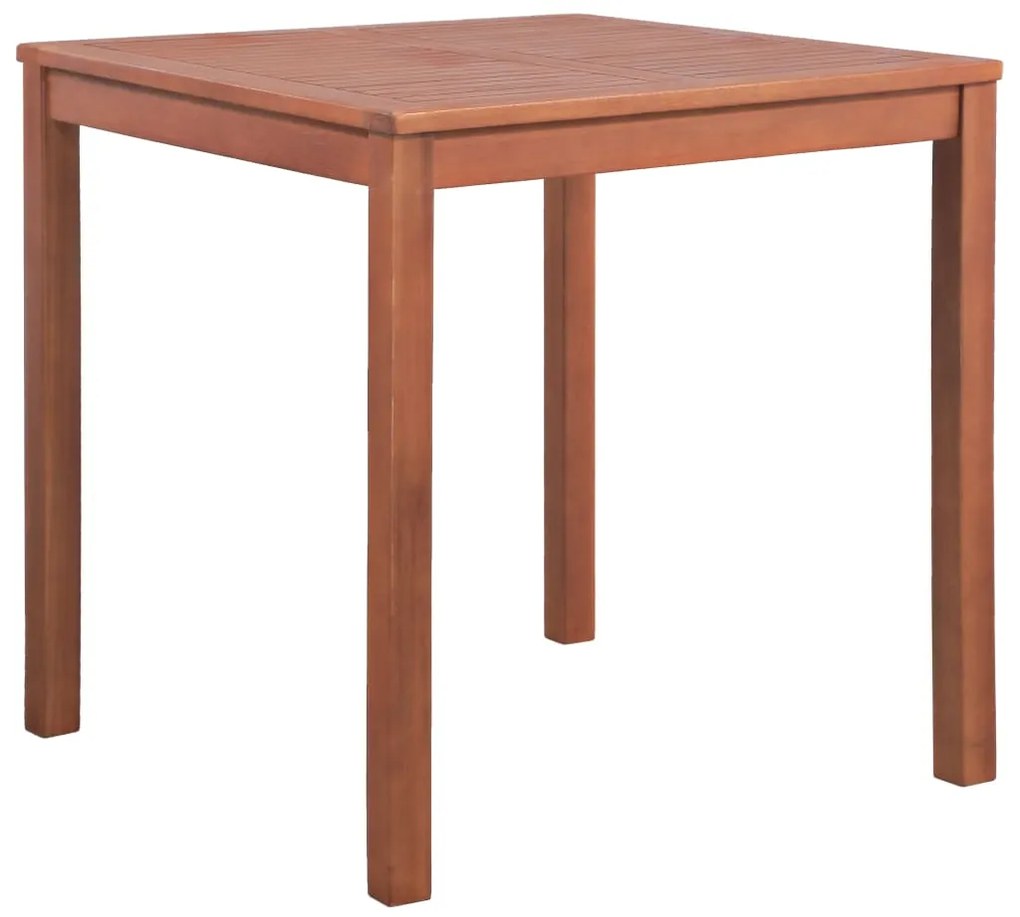 vidaXL Záhradný stôl 80x80x74 cm, akáciový masív