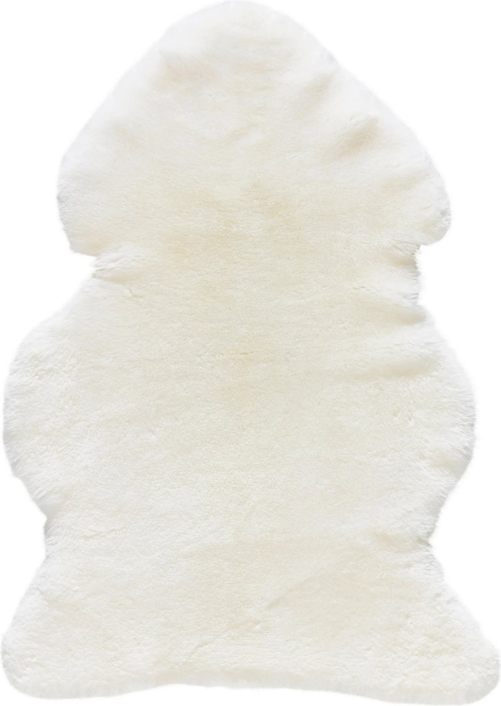 XXXLutz OVČIA KOŽUŠINA, 60/90 cm, biela Linea Natura - Koberce - 007821004452