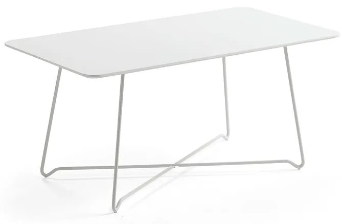 Kaviarenský stôl IRIS, 1100x600 mm, biela