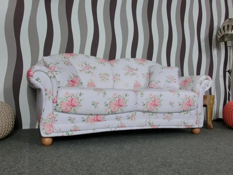 (2194) AURUM kvetinová pohovka 180cm