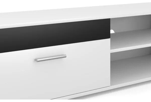 Obývacia stena BRICK biela/čierna