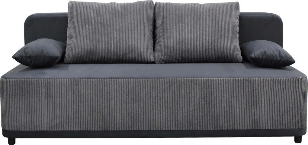 XXXLutz ROZKLADACIA POHOVKA, textil, sivá MID.YOU - Sedačky - 001574002902