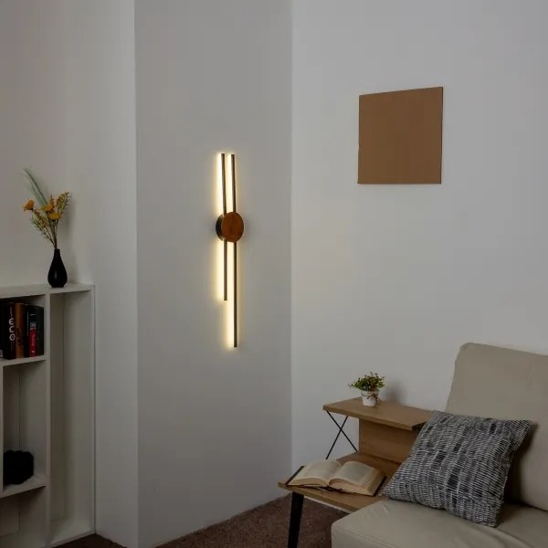 Brilagi - LED Nástenné svietidlo WOODY COLLINE LED/15W/230V 80 cm dub čerešňa