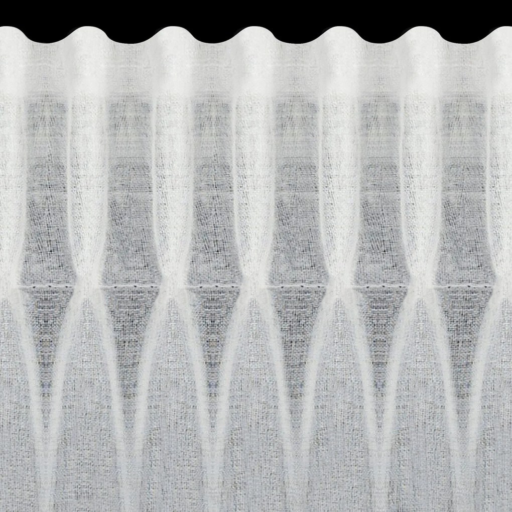 ZÁCLONA NA PÁSKE KAJA, SADA 2KS 140X270 CM BIELA