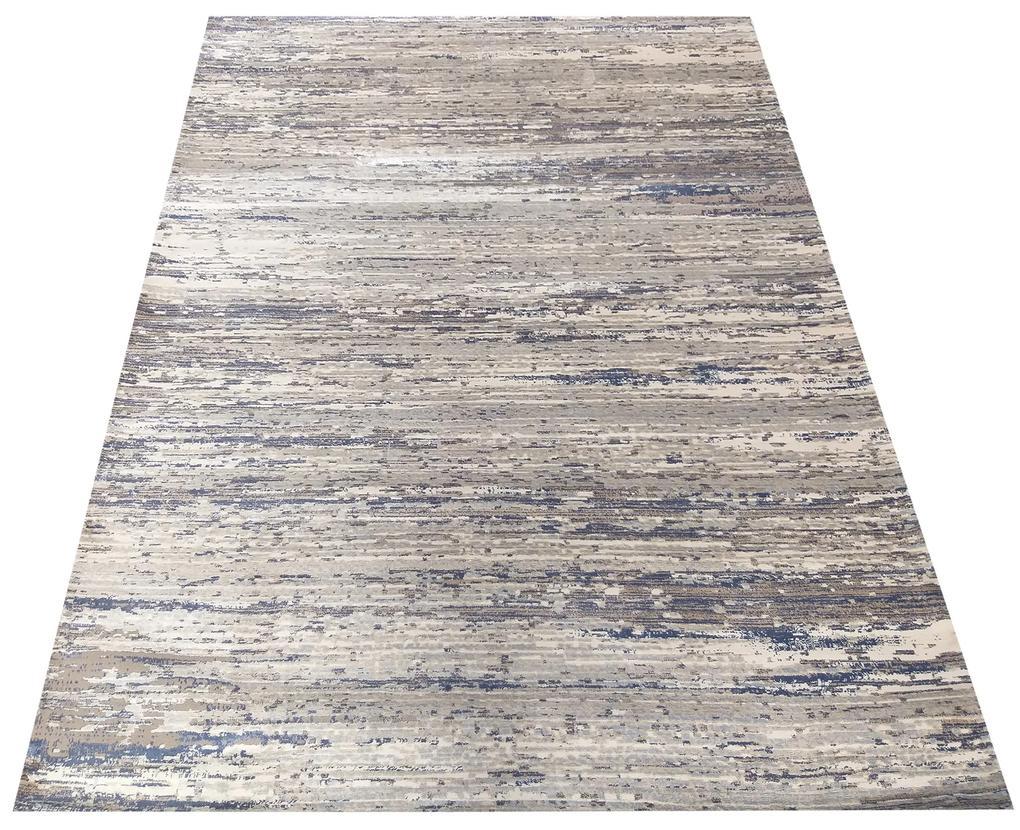 Dokonalý koberec v béžovo modrej farbe