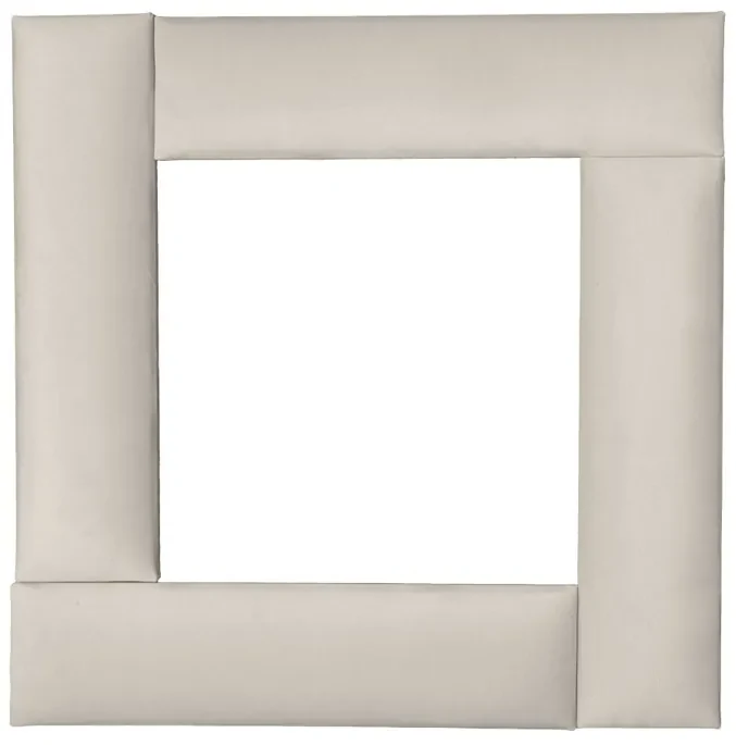 Čalúnený nástenný panel FRAME PAROS 15x60 cm Farba: Krémová