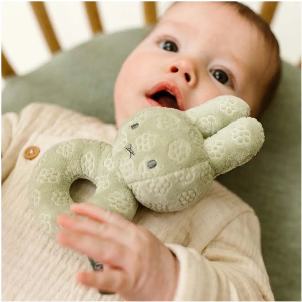 Hrkálka králiček Miffy Green Flower