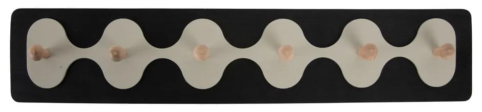 Čierny nástenný vešiak 60 cm Rizar – PT LIVING