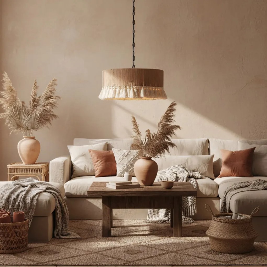 Toolight Toolight, stropné svietidlo 40cm, 1xE27, APP1735-1CP, čierna-hnedá, OSW-05121