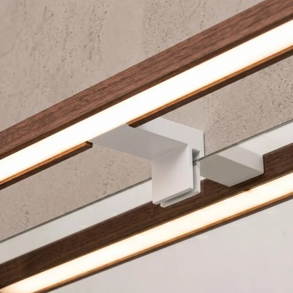 BRILAGI - LED kúpeľňové osvetlenie zrkadla 3v1 WOODY MIRROR LED/15W/230V IP44 biela/dub/čerešňa