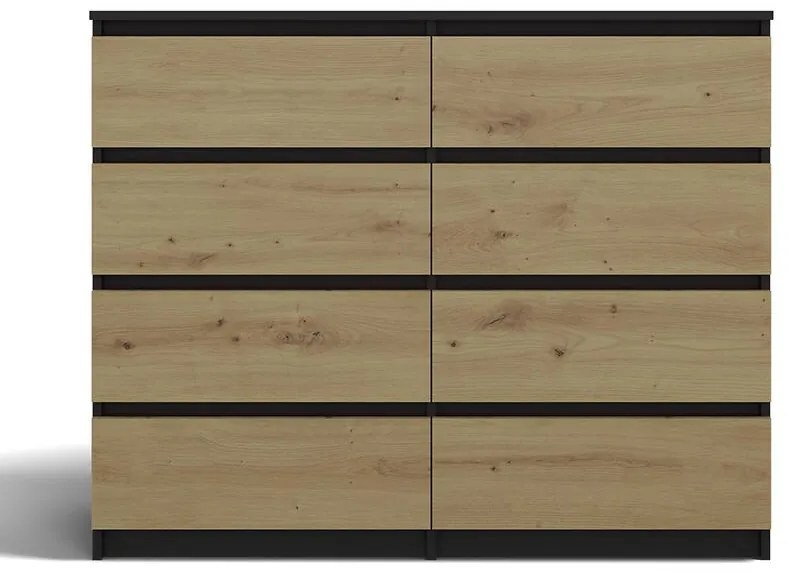 Komoda 120cm 8S M8 Malwa AntracitArtisan