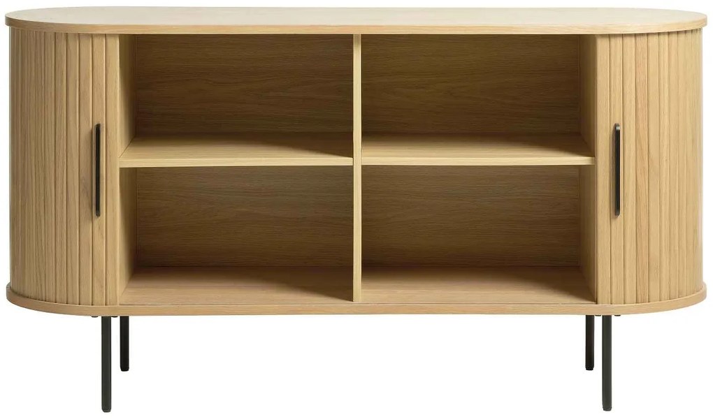 Dizajnová komoda Vasiliy 140 cm prírodný dub