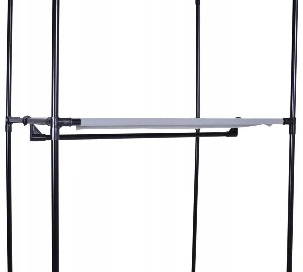 Šatníková skriňa FELA sivá