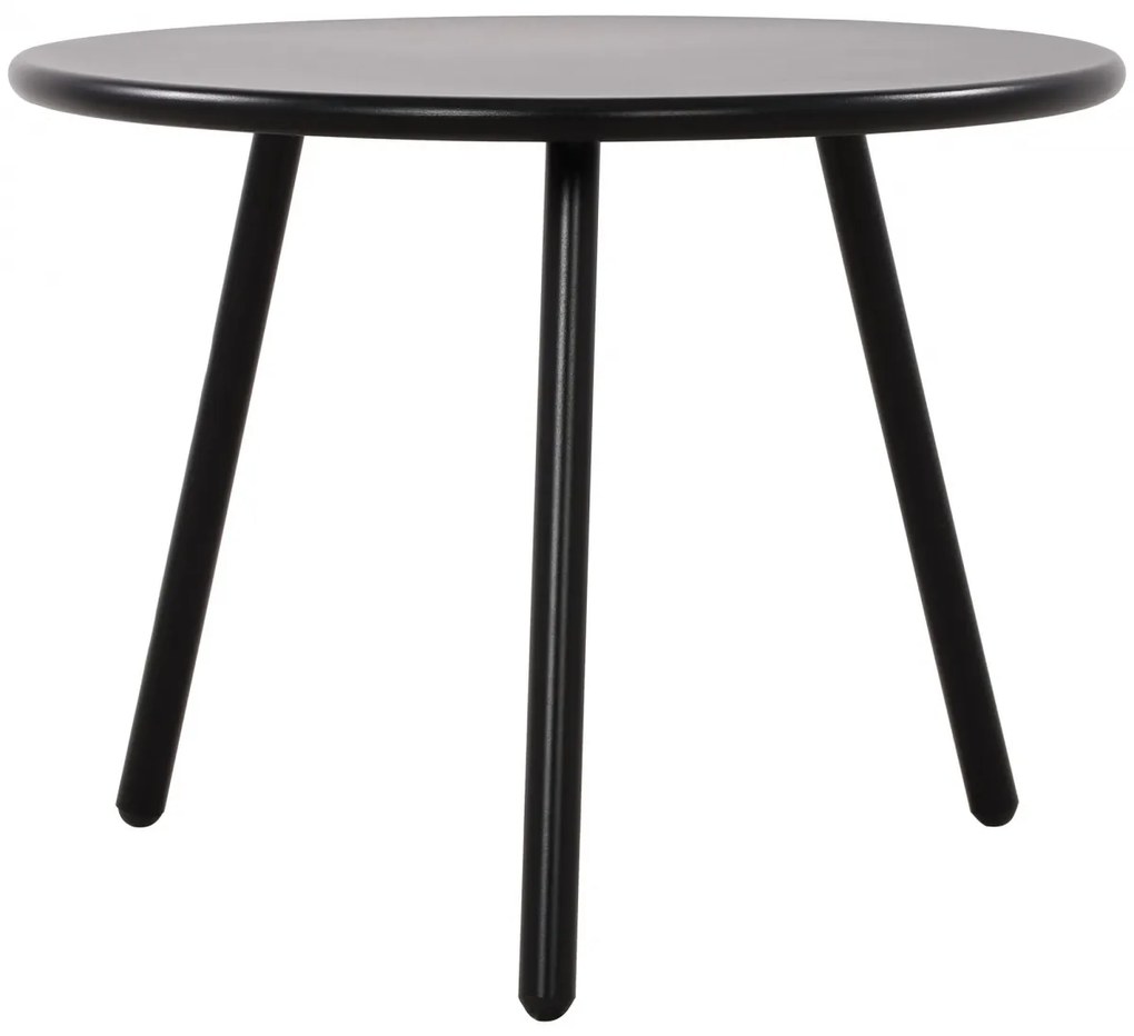 Konferenčný stolík Minot - v45 x Ø60 cm - Čierna