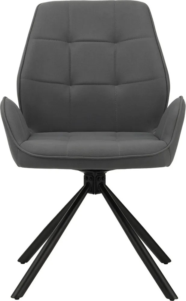 Jedálenská stolička Orinoco, šedá látka