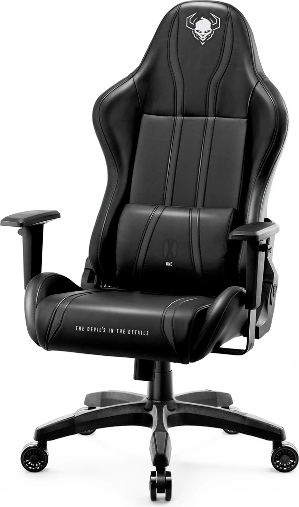 Herné kreslo z eko-kože King Size, čierna: Diablo X-One 2.0