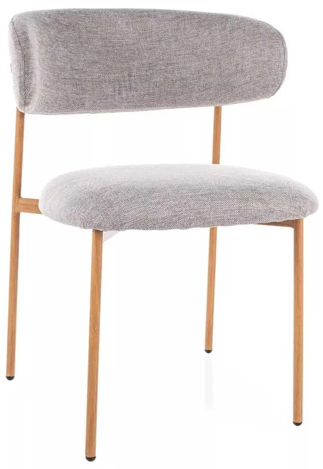 Jedálenská stolička Sally D II, sivá / dub