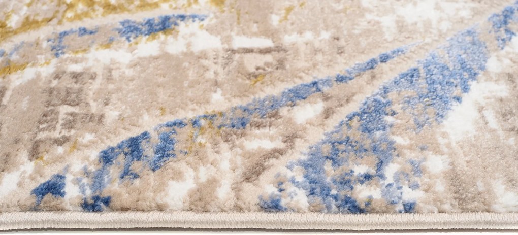 TA Koberec G525M BIELA/TMAVOMODRÁ ASTHANE Rozmer: 80x150 cm