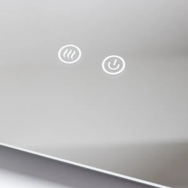 Brilagi - LED stmievateľné kúpeľňové vyhrievané zrkadlo s podsvietením DIANA LED/13W/230V 60x40 cm IP44