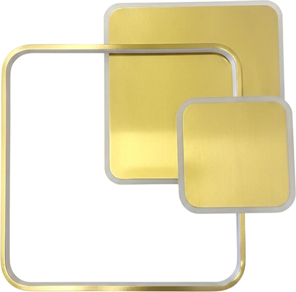 Toolight Toolight, LED stropné svietidlo + diaľkové ovládanie, APP1714-C, zlatá matná, OSW-04043