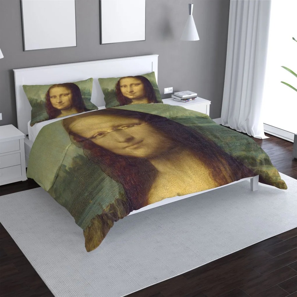 Sablio Obliečky Mona Lisa - Leonardo da Vinci - 140x200 / 90x70