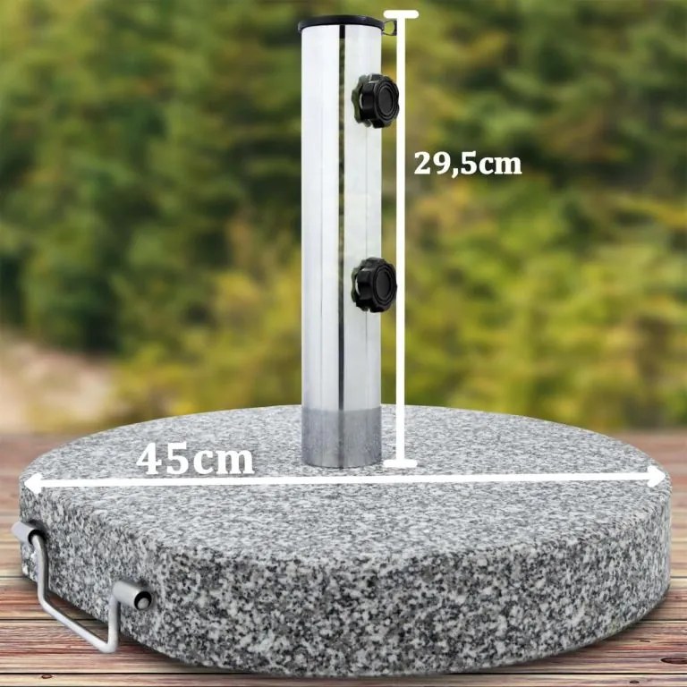 Anaterra Žulová základňa slnečníka, okrúhla, 30 kg